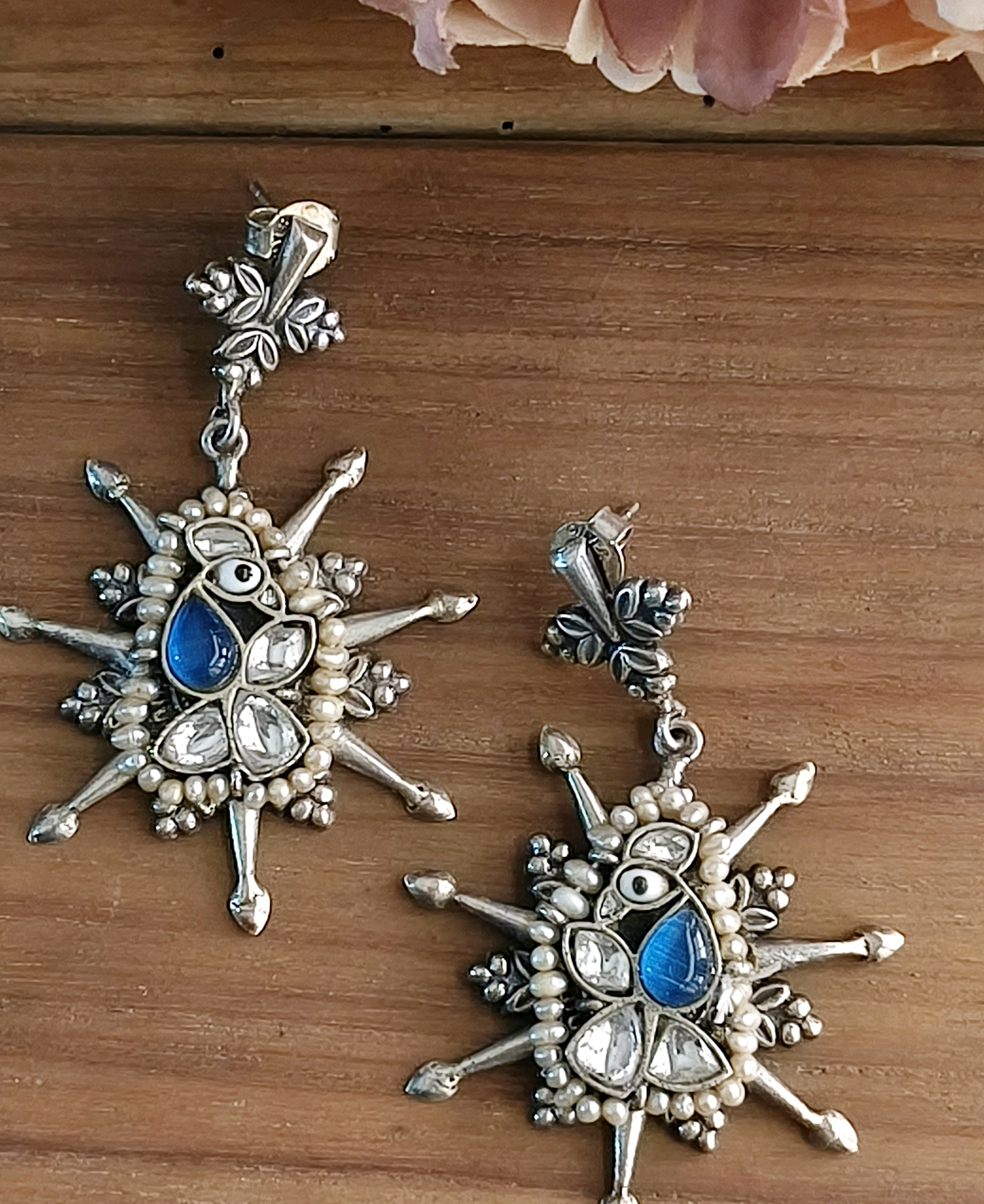 Gharana  Blue Bird Danglers